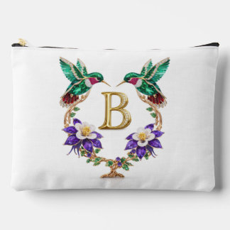 Colorado Hummingbird & Columbine Letter B Wedding Etui