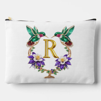 Colorado Hummingbird & Columbine Letter R Wedding  Etui