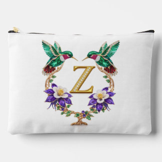 Colorado Hummingbird & Columbine Letter Z Wedding  Etui