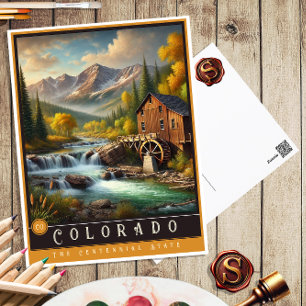 Colorado   hyperrealistisch Briefkaart