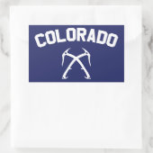 Colorado Ice Climming Rechthoekige Sticker (Tas)