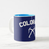 Colorado Ice Climming Tweekleurige Koffiemok (Voorkant links)