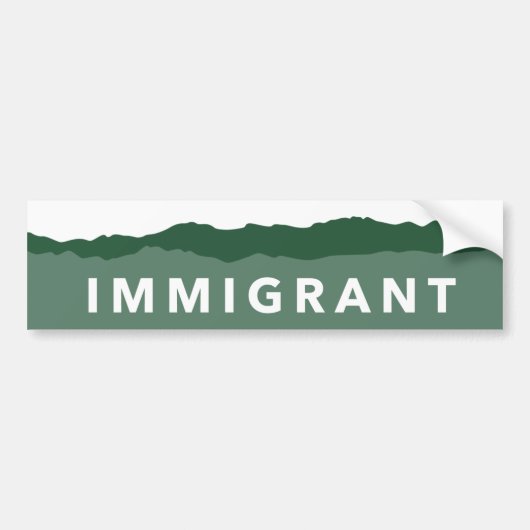 Colorado Immigrant bumpersticker (Voorkant)