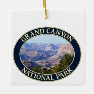 Colorado in het Nationaal Park Grand Canyon in AZ Keramisch Ornament