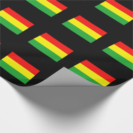 Colorado in Rasta kleuren Cadeaupapier (Hoek)