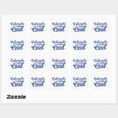 Colorado is  kool vierkante sticker (Vel)