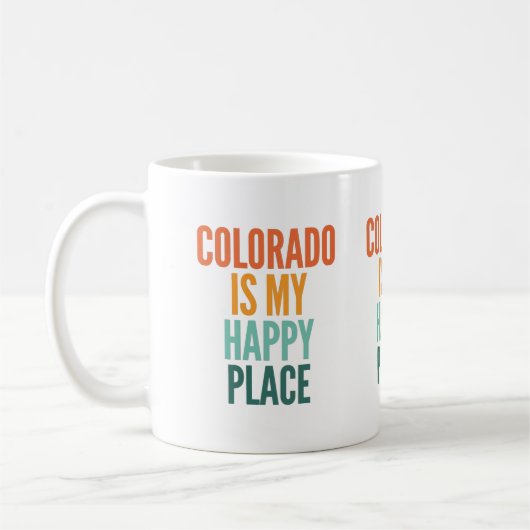 Colorado is mijn gelukkige plek koffiemok (Links)