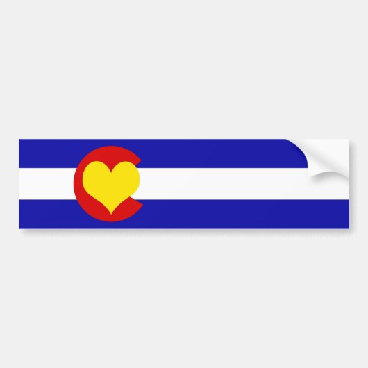 Colorado is voor Lovers Bumpersticker (Voorkant)