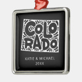 Colorado | Jouw naam en jaar toevoegen Metalen Ornament (Links)