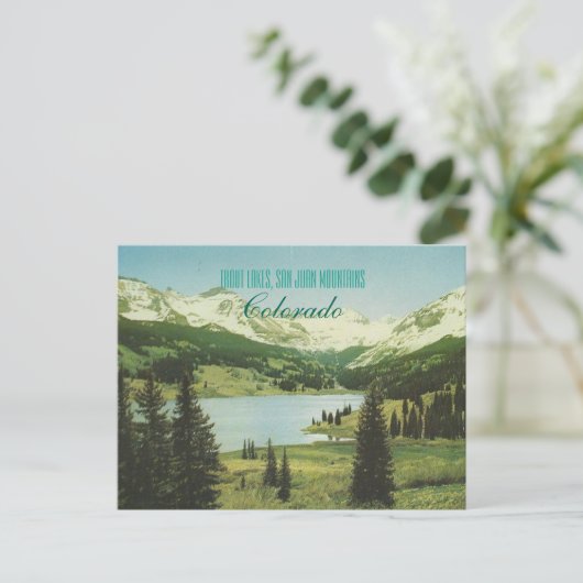 Colorado-kaart Briefkaart (Staand voorkant)