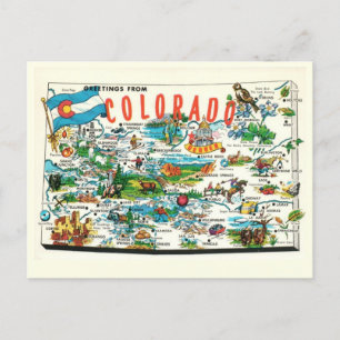 Colorado Kaart Briefkaart