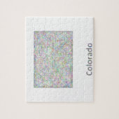 Colorado-kaart Legpuzzel (Verticaal)