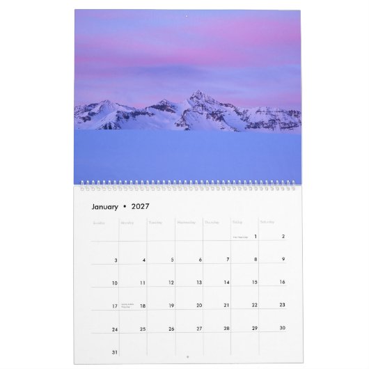 Colorado kalender (Jan 2027)