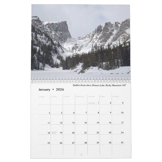 Colorado Kalender (Jan 2026)