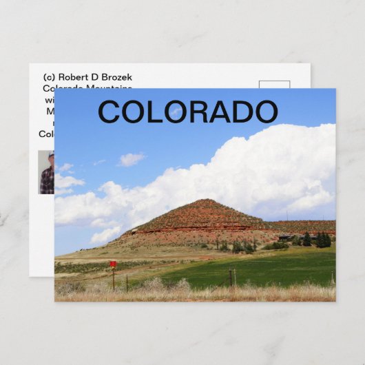 Colorado Kegelvormige Bergen Briefkaart (Voorkant / Achterkant)