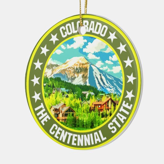 Colorado Keramisch Ornament (Links)