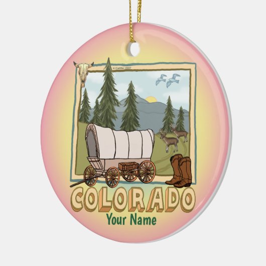 Colorado Keramisch Ornament (Links)