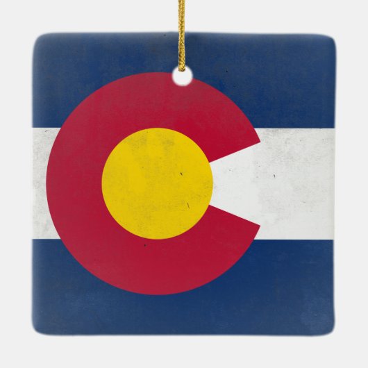 Colorado Keramisch Ornament (Achterkant)