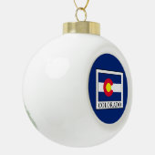 Colorado Keramische Bal Ornament (Links)
