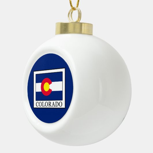 Colorado Keramische Bal Ornament (Rechts)