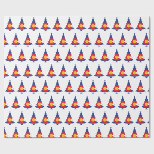 Colorado Kerstboom Cadeaupapier (Vlak)