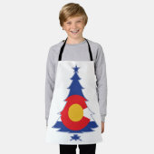 Colorado kerstboom schort (Gedragen)