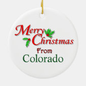 Colorado kerstboomversiering keramisch ornament (Achterkant)
