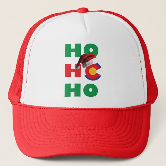 Colorado Kerstkerstkerstkerstkerstkerstkerstkerstm Trucker Pet (Voorkant)
