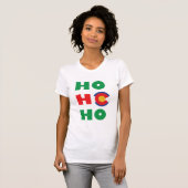 Colorado Kerstmis Ho Ho Ho T-shirt (Voorkant volledig)