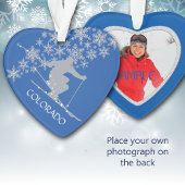 Colorado-kerstsnowflake-fotosjabloon Ornament