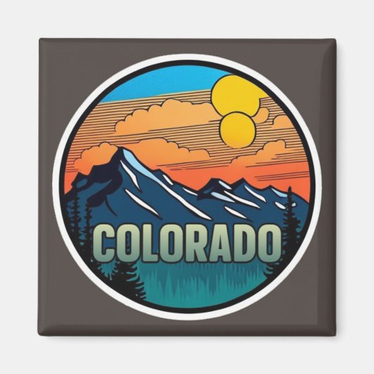 Colorado keukenmagneet magneet (Voorkant)