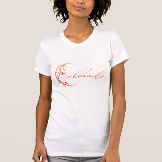 Colorado Kleur Dames T-shirt (Voorkant)