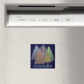 Colorado kleurige bomen souvenir magnet (Insitu (Vaatwasser))