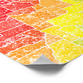 colorado kleurprovincies poster (Hoek)