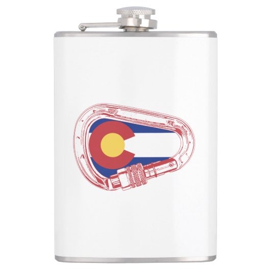 Colorado Klim Carabiner Heupfles (Voorkant)