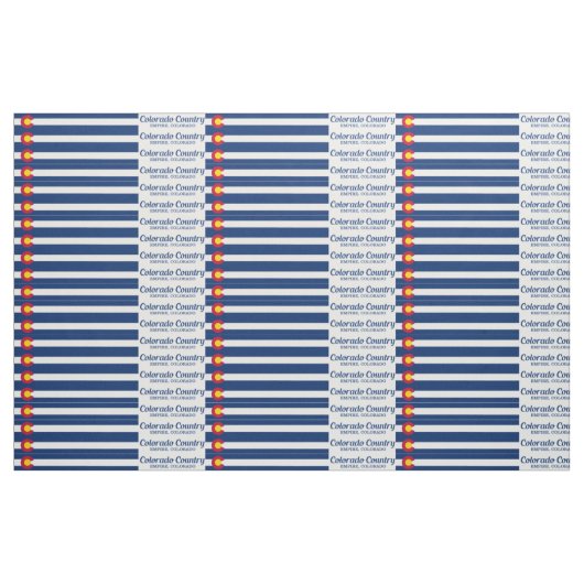 Colorado labels voor dierhals stof (Fat Quarter)