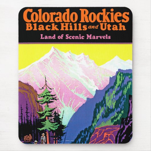  Colorado ~ Land van Schilderachtig marvel Muismat (Voorkant)