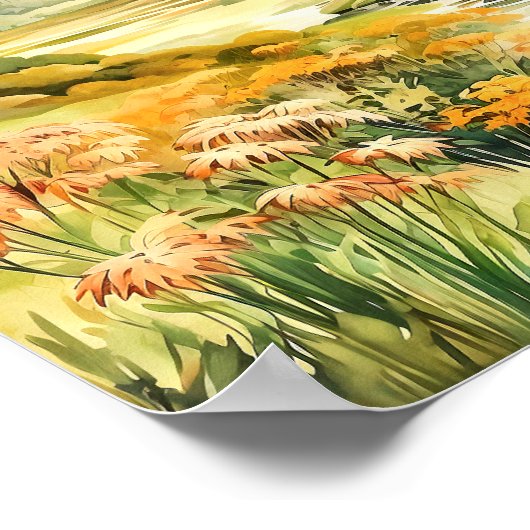 Colorado Landscape Art Poster (Hoek)