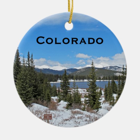 Colorado Landscape Ornament (Voorkant)