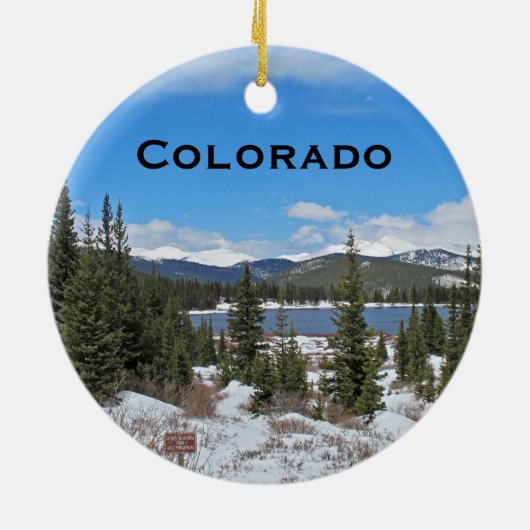 Colorado Landscape Ornament (Achterkant)
