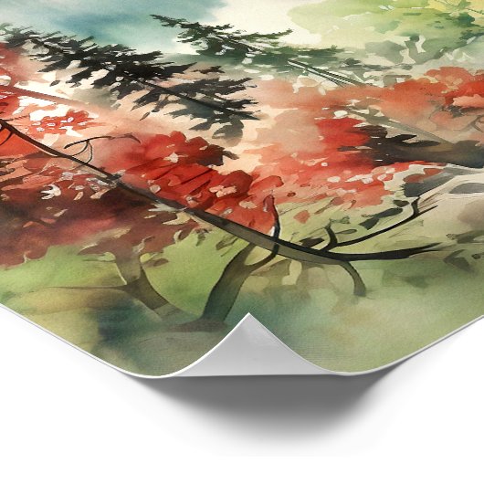 Colorado Landschapskunst Poster (Hoek)