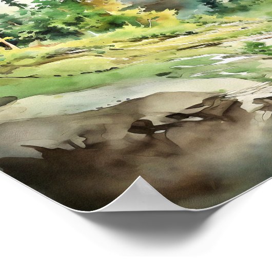 Colorado Landschapskunst Poster (Hoek)