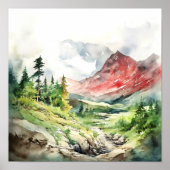 Colorado Landschapskunst Poster (Voorkant)