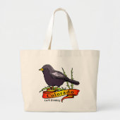 Colorado Lark Bunting Grote Tote Bag (Voorkant)