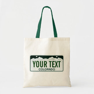 Colorado licence bord canvas tas