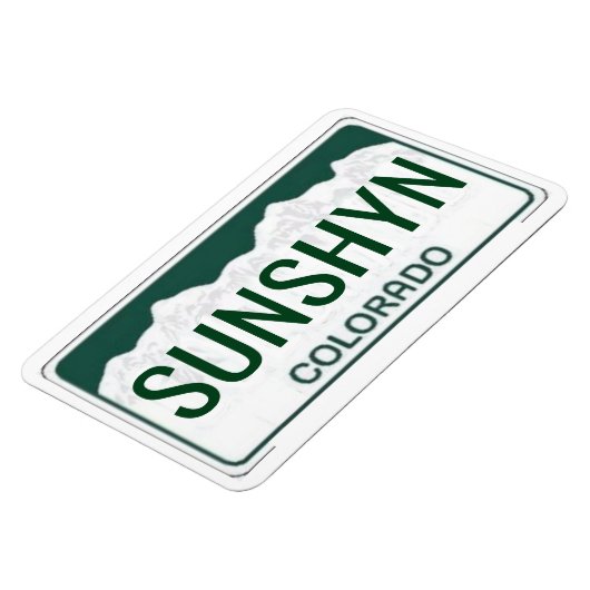 Colorado License Bord Flexible Magneet (Linkerzijde)