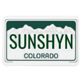 Colorado License Bord Flexible Magneet (Horizontaal)