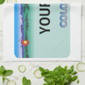 Colorado License Bord - Modern Theedoek (Gevouwen)