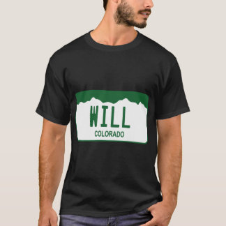 Colorado License Bord - Will T-shirt