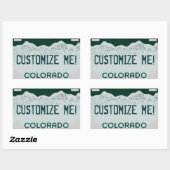  Colorado licentie bord stickers (Vel)